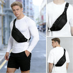 30PCS Crossbody Fanny Pack Bulk,Large Capacity Waist Bag with 4-Zipper Pockets Adjustable Strap Fanny Packs Waterproof Oxford Cloth Travel Belt Bag for Outdoor Shopping Travel Men Women,Black