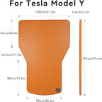 Customized for Tesla Model Y Air Mattress, Drop Stitch Portable Camping Mattress, Comfort Car Sleeping Mat with Manul Air Pump,Storage Bag, Tesla Model Y Accessories