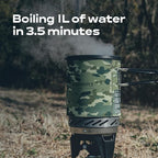 Fire-Maple "Fixed Star 1" Personal Cooking System | Pot/Jet Burner Stove System with Electric Ignition | Ideal for Hiking, Camping, Backpacking, Fishing, Hunting Trips and Emergency Use