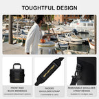 Portable Soft Cooler 12 Cans, IP68 Tizip Leak-Proof Zipper for Camping, Fishing, Beach, Outdoors Insulated Ice Chest with Reusable Ice Pack