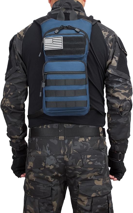 ATBP Insulated Hydration Pack Hiking Water Backpack Running Vest with 3L TPU Bladder Bag for Marathon Cycling Men