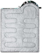 QOOMO Camping Sleeping Bags,3 Season Warm & Cool Weather,Lightweight,Waterproof Sleeping Bags for Adults & Kids,Traveling,and Outdoors,Camping Gear Equipment