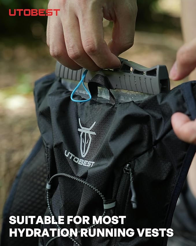 UTOBEST Hydration Bladder,TPU Water Bladder,Water Bladder for Hiking Backpack,BPA Free,Wide Opening,Leak-Proof,Water Reservoir for Hiking Cycling Camping Running