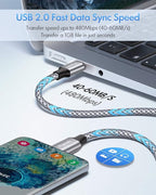 etguuds USB C to USB C Cable 3ft, 2-Pack 60W USBC to USBC Cord, Type C to C Charger Cable Fast Charging for iPhone 17 16 15 Pro Max Plus Air, Samsung Galaxy S25 S24 S23, for MacBook/iPad, Pixel