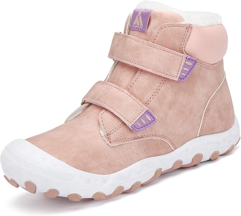 Mishansha Kids Hiking Boots Toddler Girls Boys Hiking Shoes Water-Resistant Anti-Collision Non-Slip Athletic Outdoor Trekking Boots