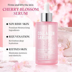 Skin Care Set-Travel Skincare Kit-Collagen Sakura Set with Mask,Eye Cream,Cleanser,Serum,Face Cream,Toner for Gift Sets for Teen Girls,Facial Skin Care Sets for Women Wife Teen Girls