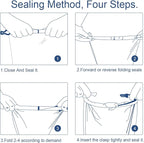 TRENDBOX Roll Top Waterproof Dry bag Kit Storage Compression Bag Sack Poch Packing Organizers Water Resistant Camping Travel