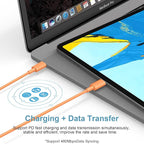 iPhone 17 16 15 Charger Fast Charging Type C Chargers USB C Charger Block iPhone 17 16 15 Air Pro Max Chargers with 6FT Cable for iPhone 17/17 Plus/17 Pro Max/16/16 Plus/16 Pro Max/15 Pro Max(Orange)