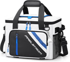 Maelstrom Cooler Bag, 30 Cans Beach Cooler, Large Leakproof Insulated Soft Cooler with Bottle Opener, Ice Chest, Portable Collapsible Cooler for Travel, Camping, Shopping