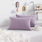NTBAY Toddler Pillows, Down Alternative 13"x18" Pillows, Machine Washable - Soft and Breathable Travel Small Pillows for Sleeping, Ideal for Daycare, Crib, Cot, Lavender