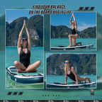 Inflatable Paddle Board with Premium SUP Board Accessories, Allround Paddle Boards for Adults/Kids,Stand Up Paddle Board Defender Collection