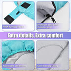 Sleeping Bags for Adults, 3 Seasons Warm Cold Weather Lightweight Waterproof Backpacking Camping Sleeping Bag for Camping Hiking Traveling Outdoor, Camping Gear Equipment