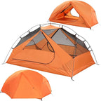 Clostnature Taurus 2 Person Backpacking Tent - Lightweight Two Person Tent for Backpacking, Easy Set Up Waterproof Camping Tent for Adults, Kids, Scouts, Large Size Outdoor, Hiking Gear