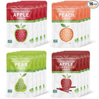 Nature’s Turn Freeze-Dried Fruit Crisps –Healthy, Gluten-Free,Crispy & Delicious,Plant-Based Snack,Ideal for Cereal, Smoothies, School Lunches, & On-the-Go, Orchard Variety Pack of 16(0.53 oz Each)