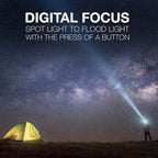 Energizer Vision HD+ LED Headlamp, Water Resistant Bright Headlamp with Digital Focus, Camping Gear and Emergency Light, Batteries Included, Pack of 1