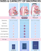 Naturally KIDS Pink Dinosaur Toys for Girls 4-5, Triceratops Toy, Dinosaur Gifts for 4 Year Old Girls, Gifts for 5 Year Old Girl, Toddler Backpack