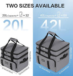 Insulated Soft Cooler Bag, Large Ice Coolers Soft Sided Ice Chest for Beach, Collapsible and Portable