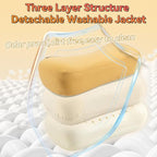 HIKEMAN Camping Memory Foam Pillow - Ultralight Washable Camping Essentials Backpacking Travel Pillow for Outdoor Camp, Sport, Airplanes, Hiking(Matcha Green)