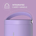 Hydrapeak 18oz Stainless Steel Vacuum Insulated Food Jar for Hot Food and Cold Food, Wide Mouth Leak-Proof Soup Jar for Adults, 10 Hours Hot and 16 Hours Cold (Lavender)