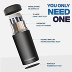 Frost Buddy Universal Can Cooler - Fits all - Stainless Steel Can Cooler for 12 oz & 16 oz Regular or Slim Cans & Bottles - Stainless Steel (Vanilla Ice Cream)