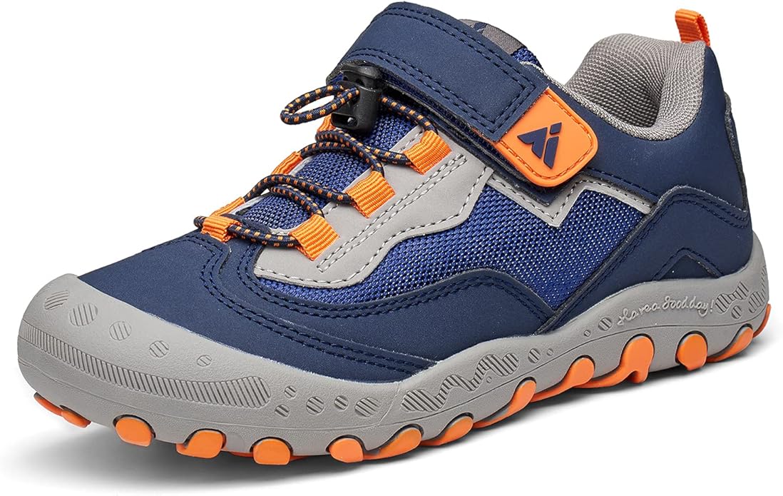Mishansha Boy's Girl's Hiking Shoes Low Top Sneakers Outdoor Trekking Walking Climbing Running Shoes