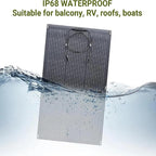 ALLPOWERS 200W Portable Solar Panel, SF200 Flexible Solar Panel, 32V Monocrystalline Solar Kit, 25% High Efficiency, IP68, for Power Station, Phones, Rooftops, Outdoor Camping and RVs