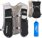 Hydration Vest Pack Backpack, Running Vest for Women Men Adjustable Chest Straps Running Hydration Vest for Trail Hiking