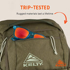 Kelty | Redwing Traveler Backpacks, Travel Pack for Adventure Travel | Burnt Olive & Black