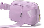 Gitus Initial Belt Bag Fanny Pack Crossbody Bag for Girls Birthday Gifts Age 8-10 Teen Girl Gifts Trend Stuff Personalized Letter Gifts for Daughter Sister (Lavender-L)
