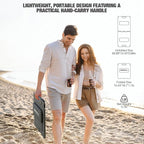 120W Portable Solar Panel for Power Station Generator, Ultra Light 5.7lbs, 25% High Efficiency IP65 Waterproof, 20V Foldable Solar Panel Charger for Camping, RV, Outdoor Use and Off-Grid Blackouts