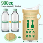 Disposable Urine Bags for Travel, 900ML Portable Solutions for Expedited Travel & Exigency Scenarios,Camping, Traffic Jams, Pregnant, Patient, Kids (Multi-Pack 4/9/12/27) (4 Pack)