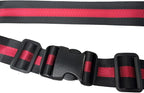 MAGARROW 65" 1.5" Utility Straps with Buckle Adjustable, 4-Pack (RED/Black (4-PCS))