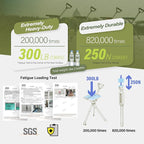 STEP2GOLD Ta-Da Chair Series 2- Portable Walking Stick, Cane with Seat, Foldable Chair, Hiking Stick, for Camping, Hiking, Lightweight Aluminum, Easy Carry, Anti-Slip