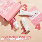TONYMOLY Wonder Ceramide Mochi Essentials 4-Piece Skincare Set – Hydrating Korean Skincare Travel Kit with Ceramides, Hyaluronic Acid & Cica – Barrier Repair Routine for Dry & Sensitive Skin