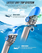 QingSong Full Face Snorkel Mask for Adults, Snorkeling Gear with Camera Mount, 180 Degree Panoramic View Snorkel Set Anti-Fog Anti-Leak