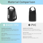 Faraday Bags Dry Bag - Black 15L Waterproof EMP Protection Bag, RFID Signal Blocking Shield Faraday Bag For Electronic Products Security, Protect Data Devices From Hacking, Tracking