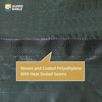 GUARD SHIELD Tarp 6x8 Feet Waterproof Green/Silver Tarps 8Mil Multi Purpose UV Resistant Cover for Outdoor,Camping,Tent,Boats