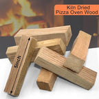 Kiln-Dried Oak Wood for Pizza Ovens, 5-Inch Barkless Logs, Ideal for Ooni, Gozney, Solo Stove, and Other Wood-Fired Pizza Ovens, Grills, and Smokers - Approx. 12 lbs