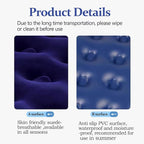 Foldable Inflatable air Mattress, Suitable for Indoor and Outdoor air Mattress, Thickened Waterproof, can be Used for Camping Tents (excluding Inflation Tools (Small Double)