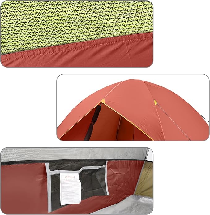 unp Camping Tent 2/3/4/6 Person Dome Tent, Easy to Set Up for Camping, Lightweight Camping Tent, Portable Camping Tent for Outdoor and Backpacking Beaches