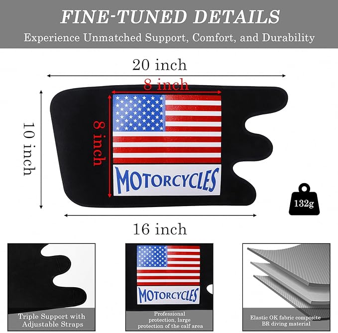 Rugged Leg & Boot Gaiters for Men & Women – Snake-Proof Hiking Gaiters, Motorcycle Accessories & All-Terrain Shoe Guards | Ultimate Protection for Outdoor Adventures, Hunting & Motorcycling