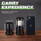 Lantern Collapsible Camping Light, Battery Operated Lanterns LED Super Bright for Power Outages Indoor Emergency Outdoor Camping Hiking Kit (COB-2)