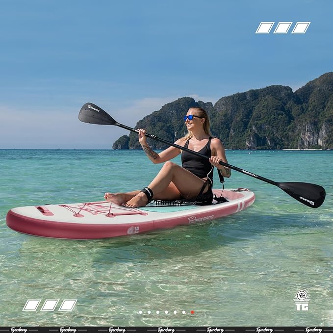 Inflatable Paddle Board with Premium SUP Board Accessories, Allround Paddle Boards for Adults/Kids,Stand Up Paddle Board Defender Collection
