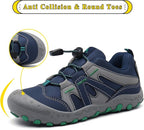 Mishansha Boy's Girl's Hiking Shoes Low Top Sneakers Outdoor Trekking Walking Climbing Running Shoes