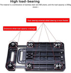 Heavy Duty Folding Cart Portable Hand Truck Trolley for Outdoor Camping Luggage Transport & Home Use Multifunctional Red Wagon for Easy Carrying & Storage