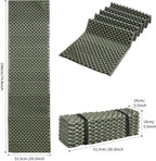 Foam Camping Pads for Hiking, Ultralight Closed Cell Mattress, Waterproof Soft Mat for Adults, Wide Picnic Yoga Mats, Folding Sleeping Pad for Outdoor Backpacking