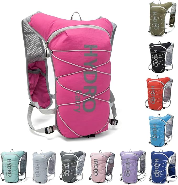 Lightweight Running Vest for Women and Men Hydration Backpack Pack with 1.5L Water Bladder Bag for Hiking Trail Running Gear Cycling Marathon