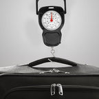 Mechanical Luggage Scale 20kg Handheld Spring Mini Travel Suitcase Scale with Measuring Tape for Fishing and Parcel Weighing