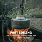 Fire-Maple Antarcti Portable 1 Liter Lightweight Stainless Steel Camping Kettle | Durable and Portable Camp Tea Pot | Ideal for Bushcraft and Outdoor Campfire Use