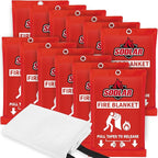 Fire Blanket Emergency for Home Kitchen - 12 Pack 40"x40" Fireproof Safety Protection Fiberglass Flame Retardant Blankets Survival Essential Kit for House Car Camping Outdoor Fireplace Grill BBQ